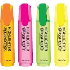 Highlighters: Chisel Tip - Wallet 4