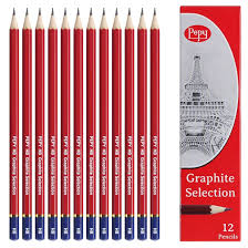 Graphite Pencils: Pencils HB Sharpened 12's