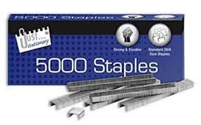 Staples: 26/6 Staples - 5000's